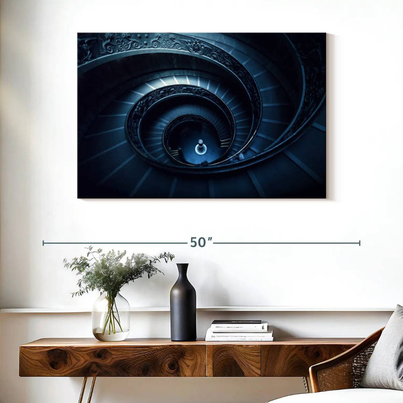 Lilie Grand Spiral Staircase, 26" H x 39" W