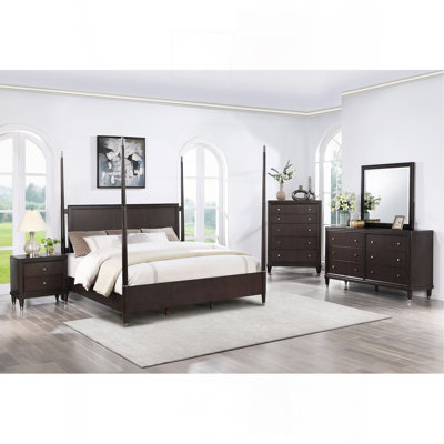 Ensemble de chambre avec lit affiche 5 pièces Niguel