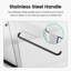 Porte de baignoire coulissante double ajustable semi-sans cadre avec verre trempé SGCC, idéale pour les salles de bain modernes et l'efficacité de l'espace, porte de douche