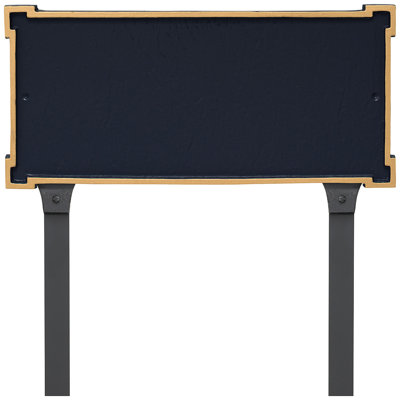 New Yorker 2-Line Lawn Address Sign