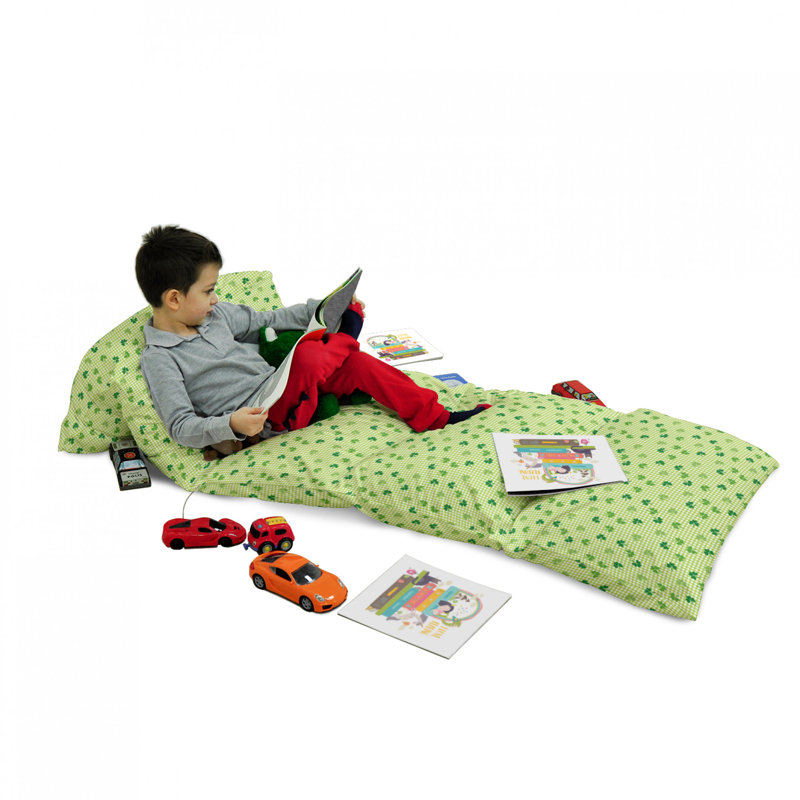 Housse de coussin d'extérieur classique à carreaux et trèfles de trèfles, H 2 po x l 36 po x P 88 po