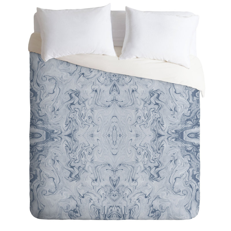 Polyester Abstract Duvet Cover, King Duvet Cover + 2 Shams