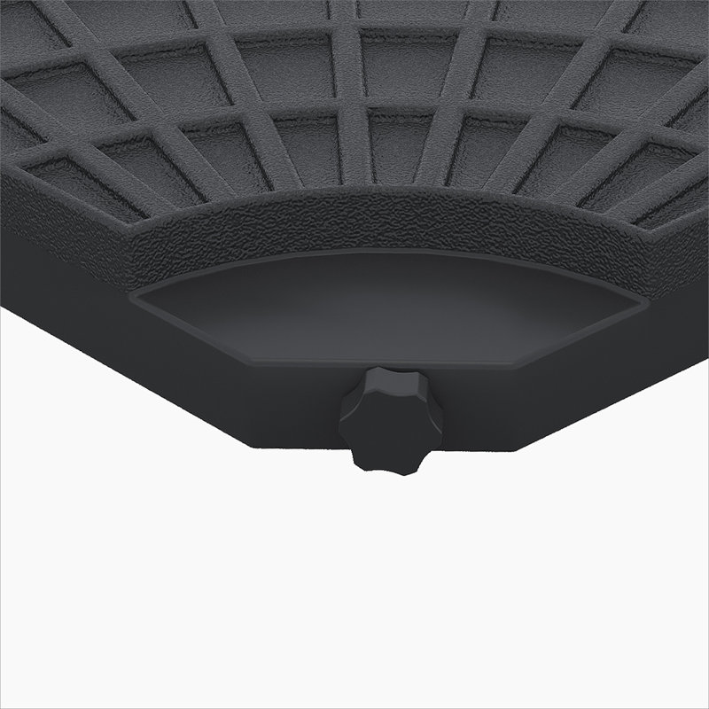 Ensemble de base de parasol d'extérieur polyvalent pour un soutien stable et une utilisation à long terme