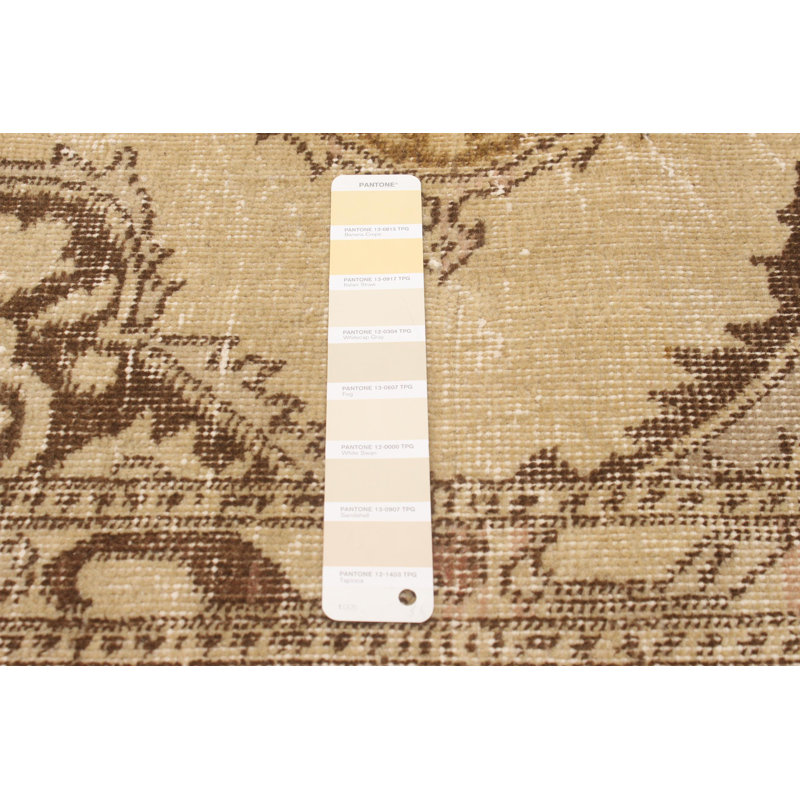 Tapis kaki clair Croff Vintage 4 pi 7 po x 12 pi 7 po