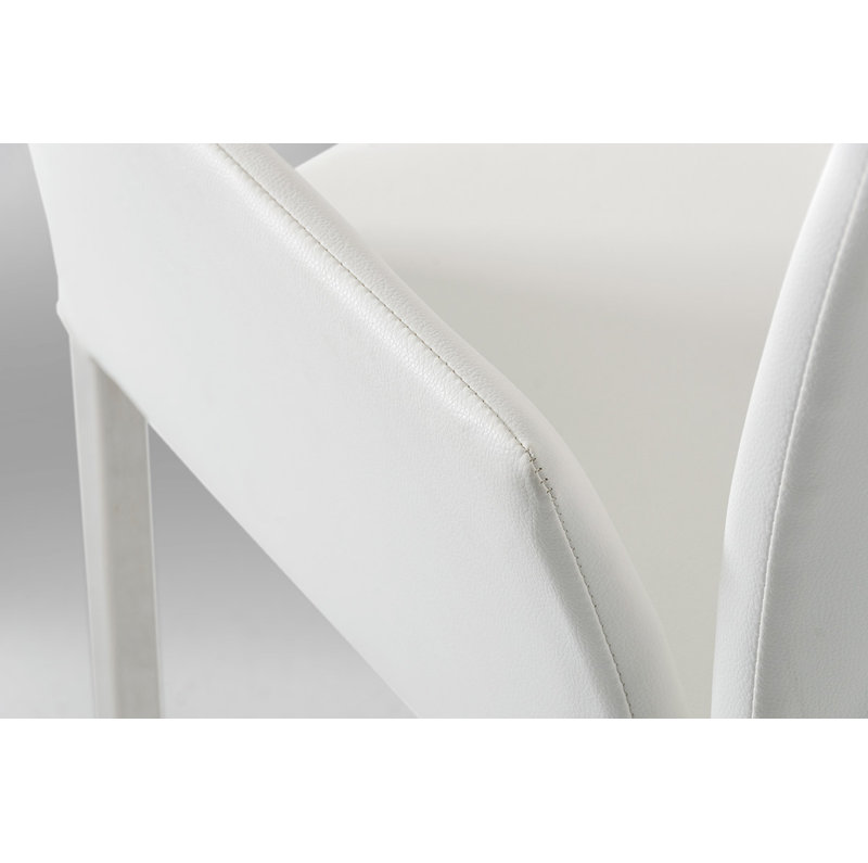 Chaise avec accoudoirs en métal Sadiras
