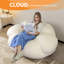 Wowmax Oversized Accent Chair,  Modern Single Sofa Cloud Chair, Comfy Round Sofa Chair, Deep Seat Armchair For Living Room Bedroom Reading Nook