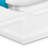 Sterilite Plastic Clear Stackable Latching Storage Box Container