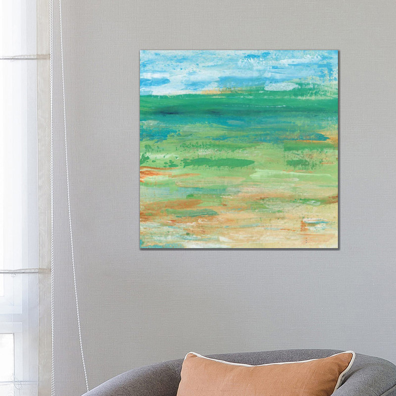 Spring Green Pasture I, 66.04 cm H x 66.04 cm W x 1.91 cm D, Canvas