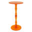 Table d'appoint 17,7 po en acrylique, table de bout ronde en spirale sculptée avec base stable pour le salon-599701385-599703392