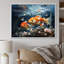 «China Art Glimpse Fish II», reproduction d'art sur toile-1709352333-1709352322