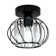 1-Light 7In Crystal Flush Mount Ceiling Light