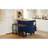 Farmhouse Kitchen Island Set with Drop Leaf and 2 Seatings,Dining Table Set with Storage Cabinet, Drawers and Towel Rack-216049092