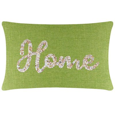 Coussin Sparkles Home Shell Home | Ornements en coquillage | Décor côtier 