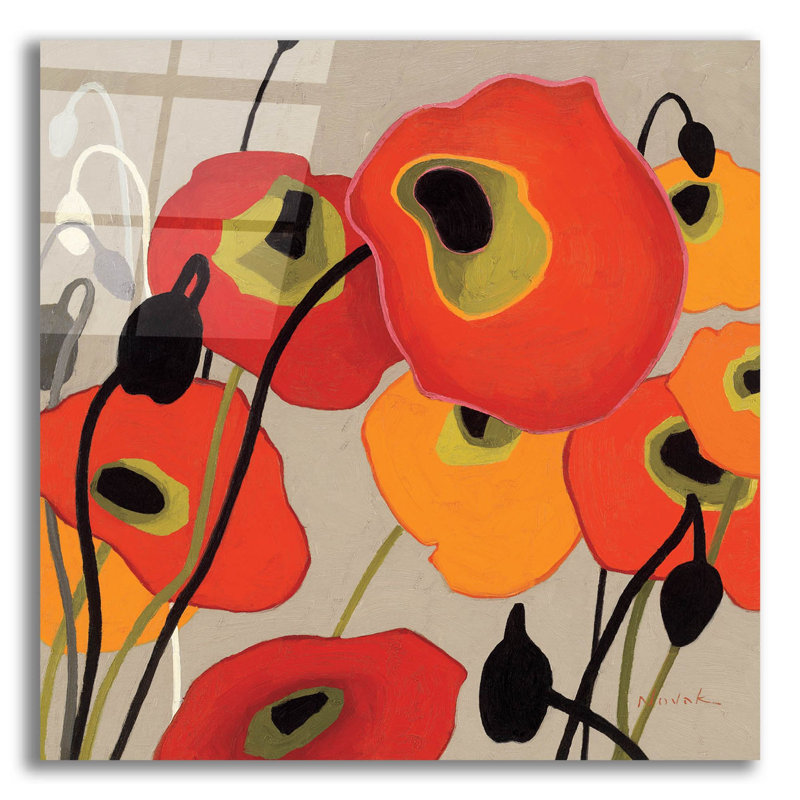 «Mango Tango II» par Shirley Novak, art mural en verre acrylique