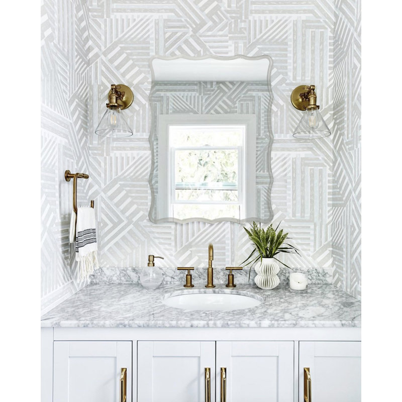 Schulenburg Modern & Contemporary Frameless Accent Vanity Mirror, 28" H x 22" W