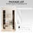 MSD 80'' Hollow Mirrored Prefinished Sliding Closet Doors with Installation Hardware Kit-92186019