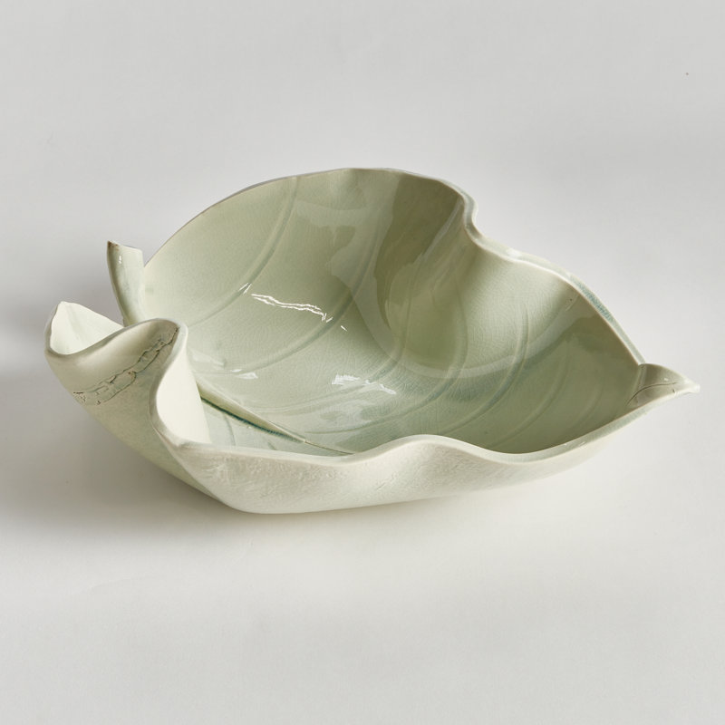 MORICENTO LEAF SCULPTURE SMALL, Large, White