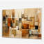 Modernist Expressions IV - Art mural abstrait Mid-Century en acrylique pour le salon-101521934
