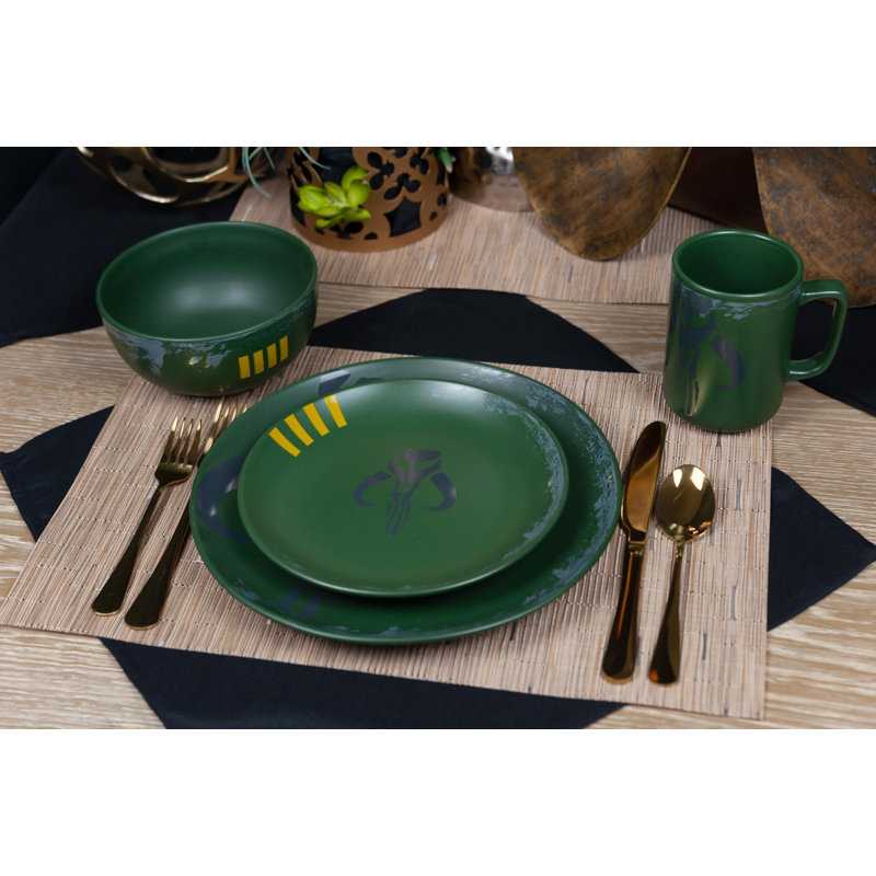 Brandolf Stoneware Dinnerware Set 4 Piece
