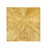 Modern Gold Resin Wall Art - Abstract Burst Hand Painted 30"X30 30"W X 30"H