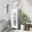 Meuble-lavabo de salle de bain avec peau et tablette à deux niveaux
