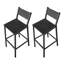 Kathey Breakfast Kitchen Bar Stool Set of 2, Counter Chairs,Industrial Style-69624005