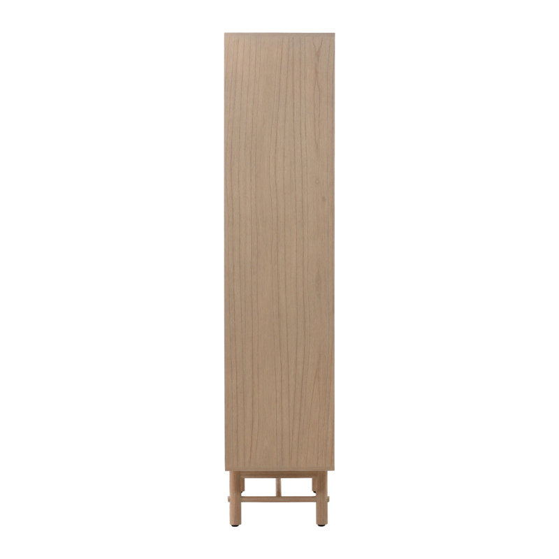 Everest 80" Tall Storage Cabinet, Light Natural