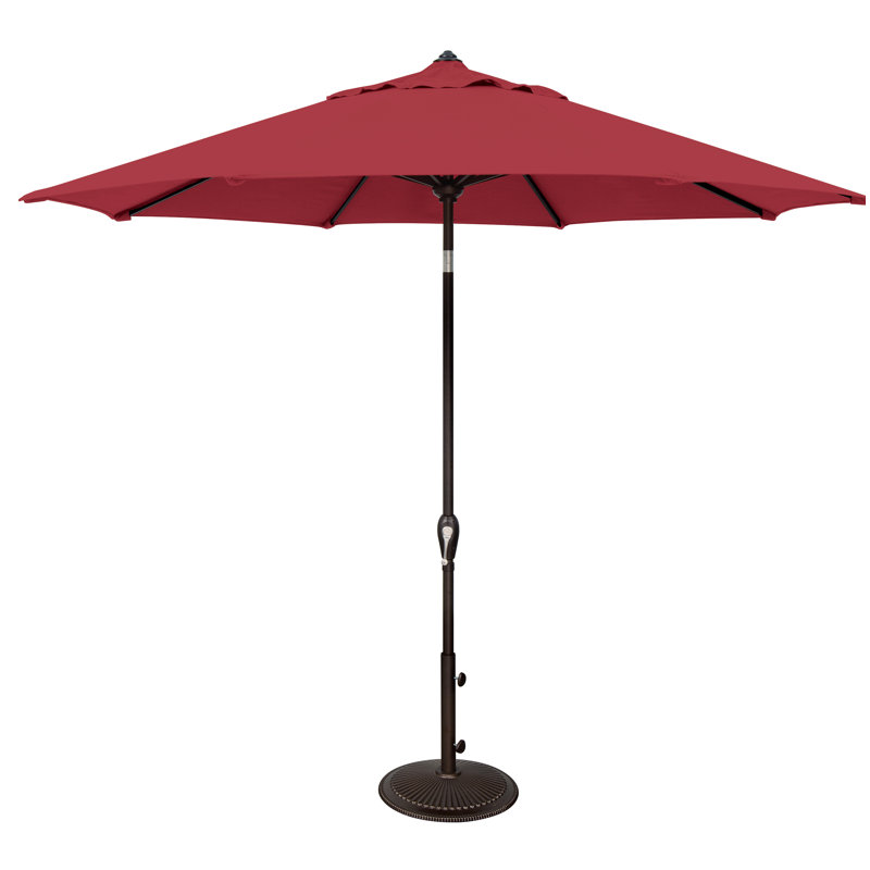Parasol de marché inclinable 9 pi Colete, Red
