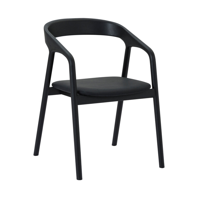 Fauteuil de salle à manger en cuir Brittant