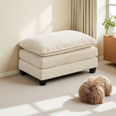 Canapé-lit Cloud seulement, pour salon, chambre à coucher et appartement, coussin de siège rembourré à double couche confortable, tissu chenille respirant