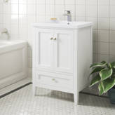 Andover Mills™ Modena 24'' Single Bathroom Vanity with Resin Top ...