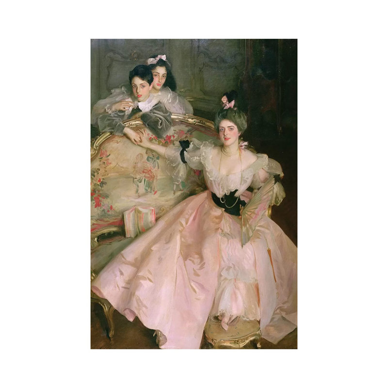 Mrs. Carl Meyer, Later Lady Meyer, And Her Two Children, 1896 by John Singer Sargent - Wrapped Canvas Gallery-Wrapped Canvas Giclée