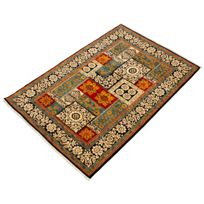 Azlin One-of-a-Kind 5'2" X 7'6" New Age Wool Area Rug in Cream