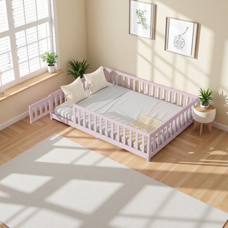 Lit sur pied, Lit double, Rose