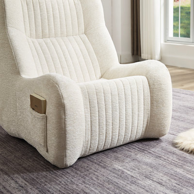Oversized Lazy Floor Bean Bag Chair For Adults With - High Resilience Sponge And Chenille, Great Lounging In Office Comfy Armrest Ergonomic Design Com