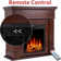 43.3''W Electric Fireplace Mantel, Wooden Surround Firebox Freestanding for TVs up to 55"