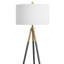Lampe trépied avec abat-jour cylindrique Rowe