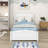 Twin Size Wood Platform Bed with Two Drawers-240155814