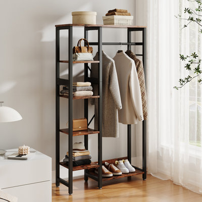 Kephart 90 cm W Hall Tree with Shoe Storage