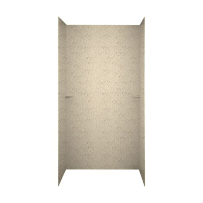 60'' W 36'' D 72'' H Glue Up Solid Surface Wall
