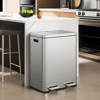 Poubelle double pour recyclage Eko Edison