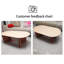 Table basse en pierre blanche avec pierre ovale-333406236-333406238