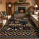 Rustic Southwestern Animal Print Washable Area Rug