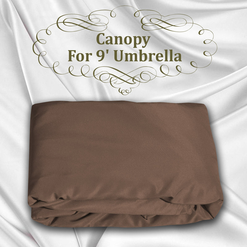 Housse de remplacement pour parasol de patio Atalaya, Brun