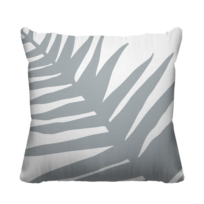 Fielding Outdoor Reversible Throw Pillow, Gray, 17W" x 17H"