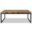 Table basse vidaXL Table de bout Table d'appoint Mobilier de salon en résine de teck-2031296431-2016292150