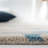 Soho Hand Tufted Wool/Cotton Abstract Rug in Beige/Blue-2076735262
