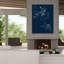 Toile épique «Lines In Space 1» par Kamdon Kreations, 40 po x 54 po-2026708306