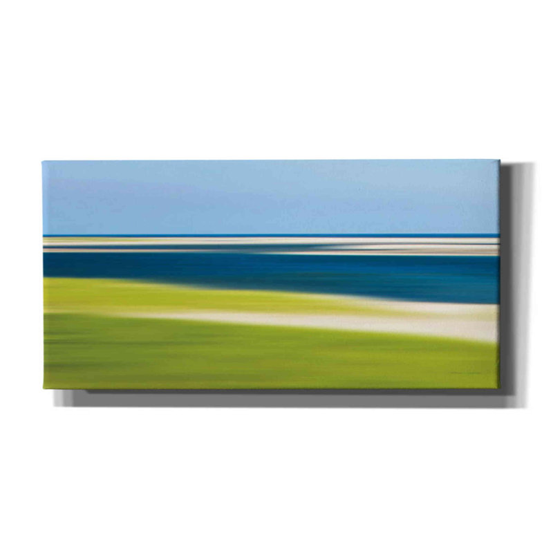 Cape Cod, marée basse - impression sur toile tendue, H 20 po x l 40 po x P 1,5 po