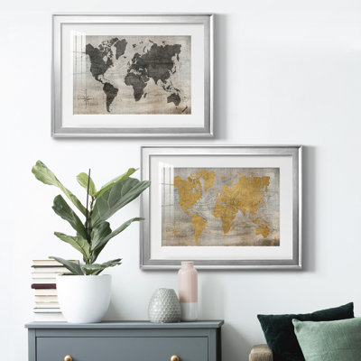 " World Map " 2 - Pieces